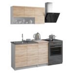 Αγόρασε ΣΥΝΘΕΣΗ ΚΟΥΖΙΝΑΣ JADIEL ΜΕΛΑΜΙΝΗ ΜΕ ΠΑΓΚΟ SONAMA-ΛΕΥΚΟ HM2440 120x46-29