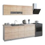 Αγόρασε ΣΥΝΘΕΣΗ ΚΟΥΖΙΝΑΣ BENTLEE ΜΕΛΑΜΙΝΗ ΜΕ ΠΑΓΚΟ SONAMA-ΛΕΥΚΟ HM2443 200x46-29