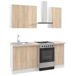 Αγόρασε ΣΥΝΘΕΣΗ ΚΟΥΖΙΝΑΣ ΜΕΛΑΜΙΝΗ SONAMA ΚΑΙ ΠΑΓΚΟ ΜΠΕΖ ΜΑΡΜΑΡΟ 120x47x84