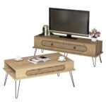 Αγόρασε ΣΥΝΘΕΣΗ ΣΑΛΟΝΙΟΥ ΜΕΛΑΜΙΝΗΣ 2ΤΜΧ ΦΥΣΙΚΟ ΟΑΚ HM11851.02 σε μοναδική τιμή στο clickforshop.gr