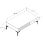 ΣΥΝΘΕΣΗ ΣΑΛΟΝΙΟΥ ΜΕΛΑΜΙΝΗΣ 2ΤΜΧ ΚΑΡΥΔΙ-ΑΝΘΡΑΚΙ HM11856.02 - Image 4