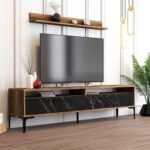 ΣΥΝΘΕΣΗ ΣΑΛΟΝΙΟΥ ΜΕΛΑΜΙΝΗΣ 2ΤΜΧ ΚΑΡΥΔΙ-BLACK MARBLE HM11855.01 - Image 5
