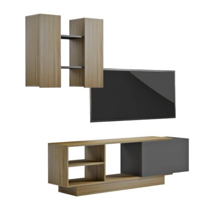 Αγόρασε ΣΥΝΘΕΣΗ ΤΗΛΕΟΡΑΣΗΣ TYSON HM18081 ΜΕΛΑΜΙΝΗ ΣΟΝΑΜΑ-ΓΚΡΙ 140x31.5x43.5Υεκ. σε μοναδική τιμή στο clickforshop.gr