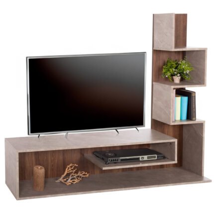 Αγόρασε ΣΥΝΘΕΤΟ ΤΗΛΕΟΡΑΣΗΣ EDELIE HM8908.14 ΜΕΛΑΜΙΝΗ ΓΚΡΙ STONE TEXTURE-ΦΥΣΙΚΟ 150x29