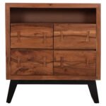 ΣΥΡΤΑΡΙΕΡΑ FANSI 3ΣΥΡΤΑΡΙΑ ΑΠΟ ΜΑΣΙΦ ΞΥΛΟ ΑΚΑΚΙΑΣ 80x35x86Υεκ. HM8474.11 - Image 3