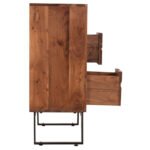 ΣΥΡΤΑΡΙΕΡΑ FANSI 3ΣΥΡΤΑΡΙΑ ΑΠΟ ΜΑΣΙΦ ΞΥΛΟ ΑΚΑΚΙΑΣ 80x35x86Υεκ. HM8474.11 - Image 5