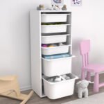 ΣΥΡΤΑΡΙΕΡΑ SANI HM18214.01 ΜΕΛΑΜΙΝΗ ΣΕ ΛΕΥΚΟ-6 ΛΕΥΚΑ ΣΥΡΤΑΡΙΑ P.E. 45,5x30x109Υεκ - Image 5