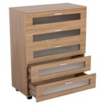 ΣΥΡΤΑΡΙΕΡΑ ΜΕΛΑΜΙΝΗΣ THORGAN HM9881.01 5 ΣΥΡΤΑΡΙΑ-SONAMA ΧΡΩΜΑ 80Χ40Χ100Υεκ - Image 3