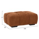 ΤΑΜΠΟΥΡΕ ΥΠΟΠΟΔΙΟ COVEN HM3342.02 ΚΕΡΑΜΙΔΙ ΥΦΑΣΜΑ 100x65x37Υεκ. - Image 2