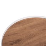 ΤΡΑΠΕΖΑΚΙ ΒΟΗΘΗΤΙΚΟ DENTON HM18023.02 MDF TOP ΦΥΣΙΚΟ ΞΥΛΟΥ-ΒΑΣΗ ΛΕΥΚΗ Φ45x51,5Υεκ. - Image 6