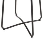 ΤΡΑΠΕΖΑΚΙ GERRY HM5717.11 ΜΕ WICKER ΜΠΕΖ-ΜΑΥΡΟ ΜΕΤΑΛ.ΣΚΕΛΕΤΟ 50x50x47,5Υεκ. - Image 6