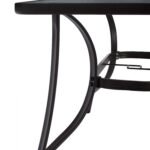 ΤΡΑΠΕΖΙ BRAVO ΜΕΤΑΛΛΙΚΟ ΚΑΦΕ ΓΥΑΛ.ΕΠΙΦΑΝΕΙΑ ΜΕ ΤΡΥΠΑ ΟΜΠΡΕΛΑΣ 120Χ70Χ72Υεκ.HM5021.12 - Image 6