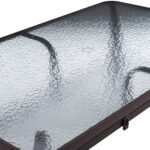 ΤΡΑΠΕΖΙ BRUNO 150X90Χ75Υεκ. ΜΕΤΑΛΛΙΚΟ ΟΡΘΟΓΩΝΙΟ ΚΑΦΕ ΜΕ ΤΡΥΠΑ ΟΜΠΡΕΛΑΣ Φ38 HM5145.12 - Image 6