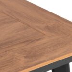 ΤΡΑΠΕΖΙ ΑΛΟΥΜΙΝΙΟΥ TABER ΑΝΘΡΑΚΙ ΜΕ ΕΠΙΦΑΝΕΙΑ POLYWOOD HM5562.02 120x80x72,5Υ ΕΚ. - Image 6