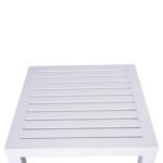 ΤΡΑΠΕΖΙ ΑΛΟΥΜΙΝΙΟΥ QIANA HM5402.01 ΛΕΥΚΟ 45x45x45,5 εκ. - Image 4