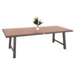 Αγόρασε ΤΡΑΠΕΖΙ ΑΛΟΥΜΙΝΙΟΥ GOBAR HM6060.04 ΣΑΜΠΑΝΙ ΜΕ ΕΠΙΦΑΝΕΙΑ ΑΠΟΜΙΜΗΣΗΣ ΞΥΛΟΥ 240Χ105Χ75Υεκ. σε μοναδική τιμή στο clickforshop.gr