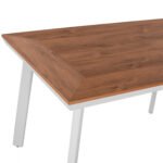 ΤΡΑΠΕΖΙ ΑΛΟΥΜΙΝΙΟΥ TABER ΜΕ POLYWOOD ΛΕΥΚΟ 120x80x72,5Υ εκ. HM5562.01 - Image 4