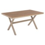 Αγόρασε ΤΡΑΠΕΖΙ ΑΛΟΥΜΙΝΙΟΥ ΟΡΘΟΓΩΝΙΟ TAWNEE HM6037.04 ΣΑΜΠΑΝΙ-POLYWOOD ΦΥΣΙΚΟ 150x89