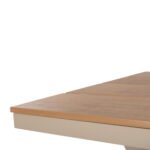 ΤΡΑΠΕΖΙ ΑΛΟΥΜΙΝΙΟΥ ΟΡΘΟΓΩΝΙΟ TAWNEE HM6037.04 ΣΑΜΠΑΝΙ-POLYWOOD ΦΥΣΙΚΟ 150x89,5x73Υ - Image 6