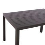 ΤΡΑΠΕΖΙ ΑΛΟΥΜΙΝΙΟΥ SAHIRA ΣΕ ΑΝΘΡΑΚΙ ΑΠΟΧΡΩΣΗ HM5571.02 140Χ80X75,5Υ εκ. - Image 4