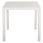 ΤΡΑΠΕΖΙ ΑΛΟΥΜΙΝΙΟΥ SAHIRA ΣΕ ΛΕΥΚΗ ΑΠΟΧΡΩΣΗ 80Χ80X75,5Υεκ. HM5572.01 - Image 3