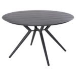 Αγόρασε ΤΡΑΠΕΖΙ ΑΛΟΥΜΙΝΙΟΥ ΣΤΡΟΓΓΥΛΟ HIGER HM6061.03 ΑΝΘΡΑΚΙ Φ126Χ73Υεκ. σε μοναδική τιμή στο clickforshop.gr