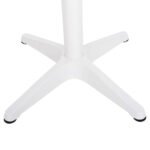 ΤΡΑΠΕΖΙ ΑΛΟΥΜΙΝΙΟΥ ΣΤΡΟΓΓΥΛΟ ALEXA HM6086.02 ΛΕΥΚΟ-POLYWOOD TOP ΦΥΣΙΚΟ Φ60x73Υεκ. - Image 6