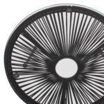 ΤΡΑΠΕΖΙ ΒΟΗΘΗΤΙΚΟ ALLEGRA ΕΠΑΓΓΕΛΜ. ΜΕΤΑΛΛΟ ΜΑΥΡΟ RATTAN ΜΑΥΡΟ HM5874.01 Φ47x45Yεκ. - Image 4