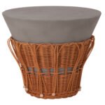 Αγόρασε ΤΡΑΠΕΖΙ ΒΟΗΘΗΤΙΚΟ PERRAL HM18164.03S FIBER CEMENT ΓΚΡΙ-ΦΥΣΙΚΟ RATTAN--Φ42x36Υεκ σε μοναδική τιμή στο clickforshop.gr