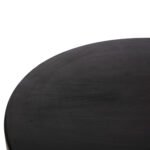 ΤΡΑΠΕΖΙ ΒΟΗΘΗΤΙΚΟ POMPU HM9794.02 ΜΑΥΡΟ ΜΑΣΙΦ ΞΥΛΟ SUAR Φ58x34Υεκ. - Image 6