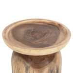 ΤΡΑΠΕΖΙ ΒΟΗΘΗΤΙΚΟ LOKI HM9899 ΜΑΣΙΦ ΞΥΛΟ SUAR ΣΕ ΦΥΣΙΚΟ Φ30x46Υεκ. - Image 4