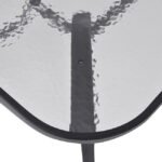 ΤΡΑΠΕΖΙ BRUNO 160Χ90Χ72Υεκ. ΜΕΤΑΛΛΙΚΟ ΓΚΡΙ ΜΕ ΓΥΑΛΙΝΗ ΕΠΙΦΑΝΕΙΑ HM5074.01 - Image 5