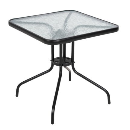 Αγόρασε ΤΡΑΠΕΖΙ ΕΞΩΤ.ΧΩΡΟΥ FIGO HM5036.03 ΜΕΤΑΛΛΟ ΜΑΥΡΟ- ΓΥΑΛΙΝΗ ΕΠΙΦΑΝΕΙΑ 70Χ70Χ70Υεκ σε μοναδική τιμή στο clickforshop.gr