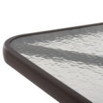 ΤΡΑΠΕΖΙ ΕΞΩΤ.ΧΩΡΟΥ FIGO HM5972.02 ΜΕΤΑΛΛΟ ΚΑΦΕ-ΓΥΑΛΙΝΗ ΕΠΙΦΑΝΕΙΑ 80Χ80Χ71Υεκ - Image 5