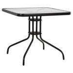 Αγόρασε ΤΡΑΠΕΖΙ ΕΞΩΤ.ΧΩΡΟΥ FIGO HM5972.03 ΜΕΤΑΛΛΟ ΜΑΥΡΟ-ΓΥΑΛΙΝΗ ΕΠΙΦΑΝΕΙΑ 80Χ80Χ71Υεκ σε μοναδική τιμή στο clickforshop.gr