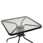 ΤΡΑΠΕΖΙ ΕΞΩΤ.ΧΩΡΟΥ FIGO HM5972.03 ΜΕΤΑΛΛΟ ΜΑΥΡΟ-ΓΥΑΛΙΝΗ ΕΠΙΦΑΝΕΙΑ 80Χ80Χ71Υεκ - Image 4