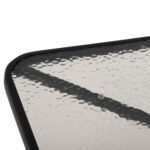 ΤΡΑΠΕΖΙ ΕΞΩΤ.ΧΩΡΟΥ FIGO HM5972.03 ΜΕΤΑΛΛΟ ΜΑΥΡΟ-ΓΥΑΛΙΝΗ ΕΠΙΦΑΝΕΙΑ 80Χ80Χ71Υεκ - Image 5