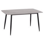 ΤΡΑΠΕΖΙ RAVEN HM18149.13 ΚΕΡΑΜΙΚΟ TOP ΜΕ ΟΨΗ ΓΚΡΙ ΜΑΡΜΑΡΟ 140x80x74Υεκ. - Image 5