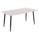 ΤΡΑΠΕΖΙ RAVEN HM18150.01 ΚΕΡΑΜΙΚΟ TOP ΜΕ ΟΨΗ ΛΕΥΚΟ ΜΑΡΜΑΡΟ 160x80x74Υεκ. - Image 4