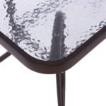 ΤΡΑΠΕΖΙ ADAM HM5020.02 ΜΕΤΑΛΛΙΚΟ ΚΑΦΕ ΜΕ ΓΥΑΛΙΝΗ ΕΠΙΦΑΝΕΙΑ 110Χ60Χ71Υεκ. - Image 4