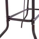 ΤΡΑΠΕΖΙ ADAM HM5020.02 ΜΕΤΑΛΛΙΚΟ ΚΑΦΕ ΜΕ ΓΥΑΛΙΝΗ ΕΠΙΦΑΝΕΙΑ 110Χ60Χ71Υεκ. - Image 6