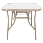 ΤΡΑΠΕΖΙ BRUNO 150X90Χ72Υεκ. ΜΕΤΑΛΛΙΚΟ ΣΑΜΠΑΝΙ ΜΕ ΤΡΥΠΑ ΟΜΠΡΕΛΑΣ Φ38mm HM5145.14 - Image 4