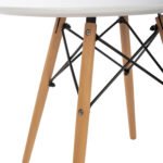 ΤΡΑΠΕΖΙ MINIMAL KID HM8451.01 ΣΤΡΟΓΓYΛΟ Φ60X51Υ ΛΕΥΚΟ - Image 5