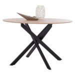 Αγόρασε ΤΡΑΠΕΖΙ ROSARIO ΜΕ ΜDF ΕΠΙΦΑΝΕΙΑ SONAMA & ΜΕΤΑΛΛΙΚΑ ΠΟΔΙΑ HM8742.01 Φ120Χ75 εκ. σε μοναδική τιμή στο clickforshop.gr