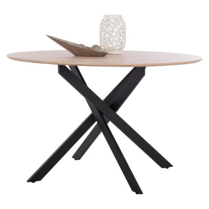 Αγόρασε ΤΡΑΠΕΖΙ ROSARIO ΜΕ ΜDF ΕΠΙΦΑΝΕΙΑ SONAMA & ΜΕΤΑΛΛΙΚΑ ΠΟΔΙΑ HM8742.01 Φ120Χ75 εκ. σε μοναδική τιμή στο clickforshop.gr