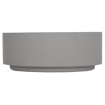 ΤΡΑΠΕΖΙ ΜΕΣΗΣ FIBER CEMENT ΣΤΡΟΓΓΥΛΟ KYOKO HM6579.01 ΓΚΡΙ Φ90x30Υεκ. - Image 3
