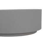 ΤΡΑΠΕΖΙ ΜΕΣΗΣ FIBER CEMENT ΣΤΡΟΓΓΥΛΟ KYOKO HM6579.01 ΓΚΡΙ Φ90x30Υεκ. - Image 6