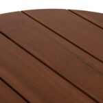 ΤΡΑΠΕΖΙ ΜΕΣΗΣ ΣΤΡΟΓΓΥΛΟ KOLIN HM6629 ΞΥΛΟ TEAK ΣΕ ΦΥΣΙΚΟ Φ65x65Υεκ. - Image 6