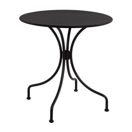 Αγόρασε ΤΡΑΠΕΖΙ ΜΕΤΑΛΛΙΚΟ AMORE ΜΑΥΡΟ HM5004.11 Φ70Χ71Υεκ. σε μοναδική τιμή στο clickforshop.gr