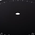 ΤΡΑΠΕΖΙ ΜΕΤΑΛΛΙΚΟ AMORE Φ95 ΜΑΥΡΟ HM5009.11 - Image 5